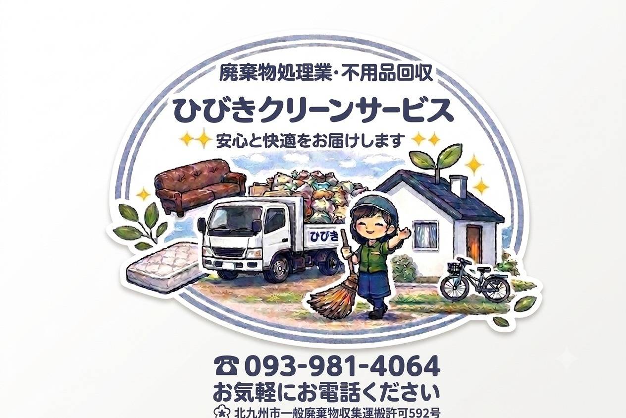 福岡県北九州の遺品整理ならひびきクリーンサービス