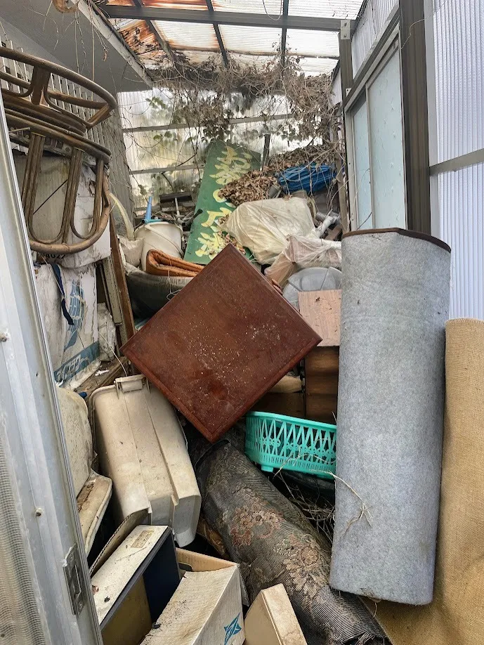 物置についしまい込んでしまった不用品のお片付け